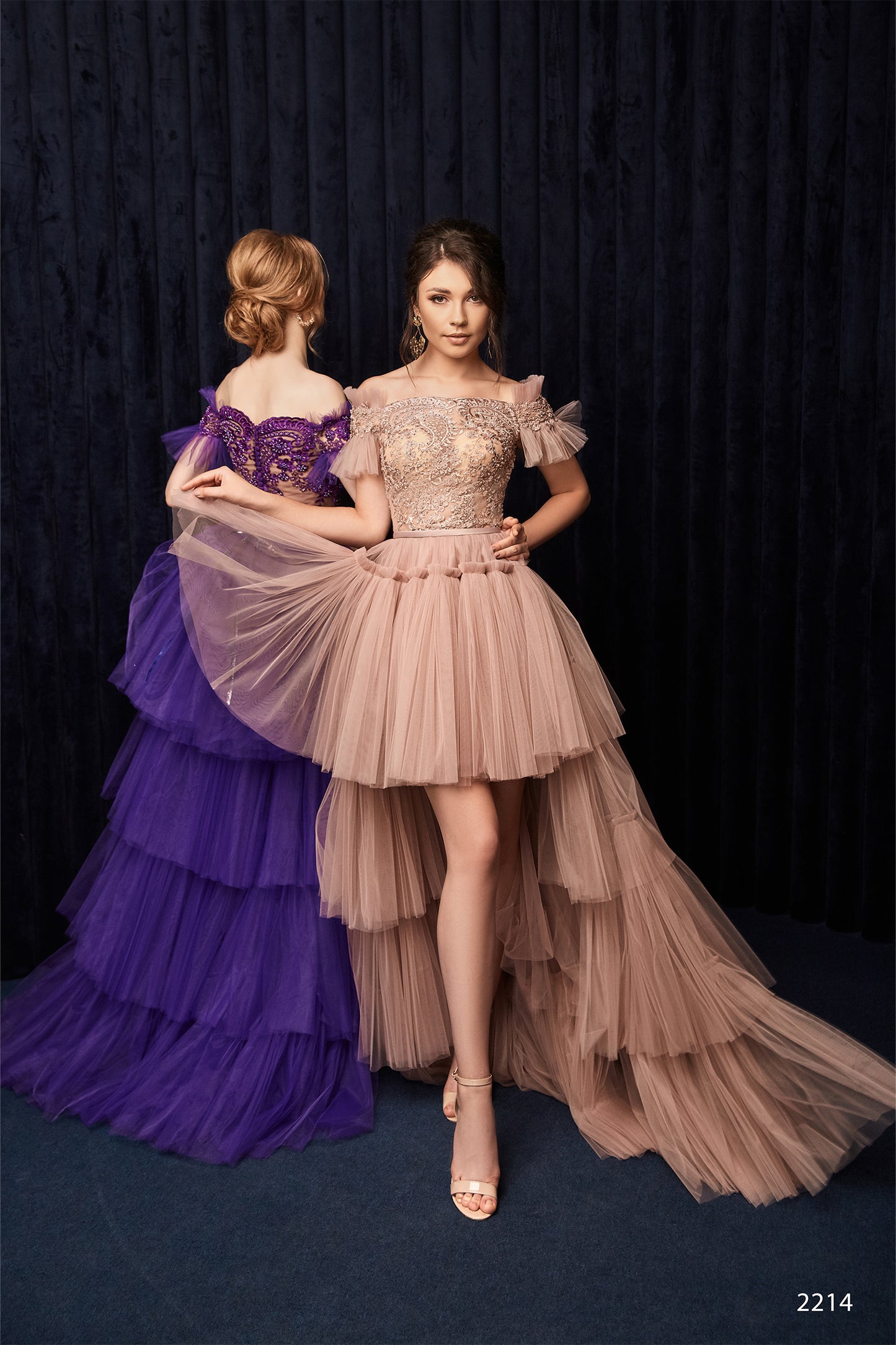 High low dress Party wear formal dress