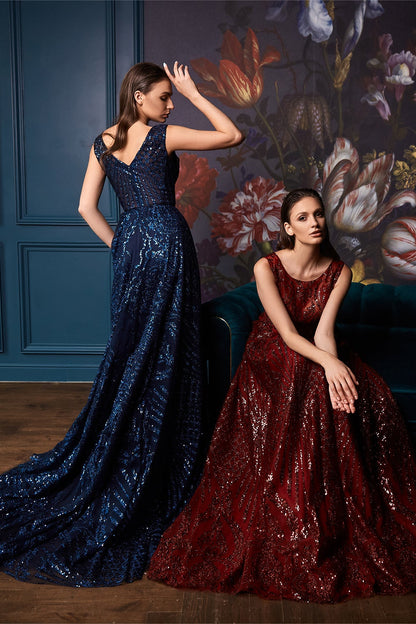 KatrinFAVORboutique-Sparkly evening dress Evening wear for women 