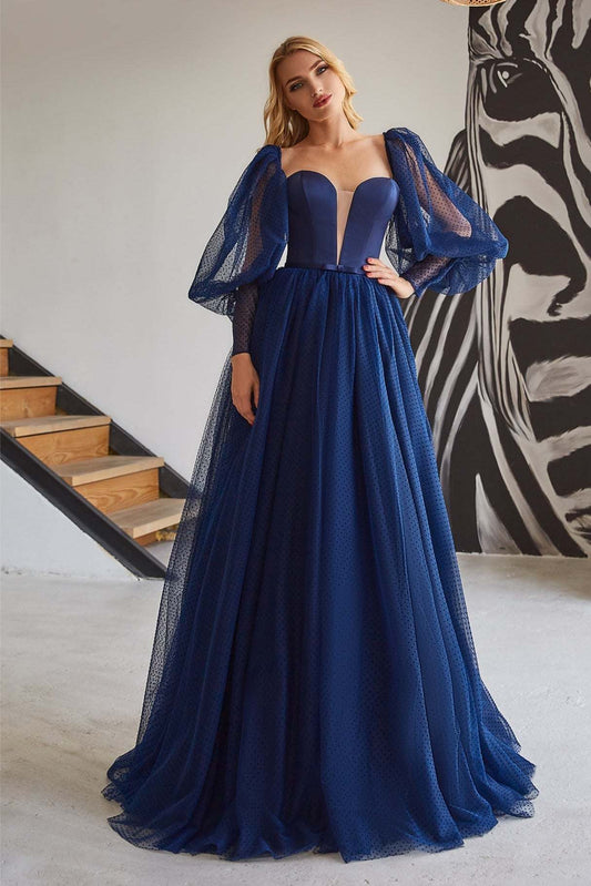 KatrinFAVORboutique-Navy prom dress Summer evening dresses for wedding