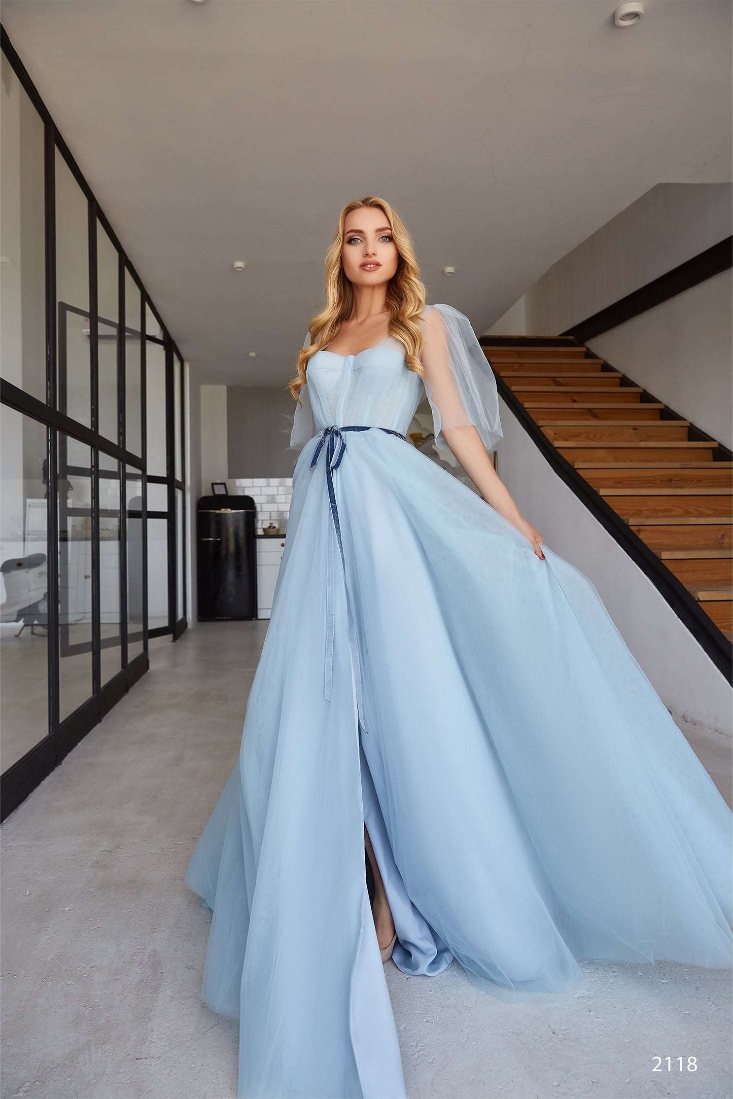 KatrinFAVORboutique-Romantic evening dress Women's a line formal dresses 