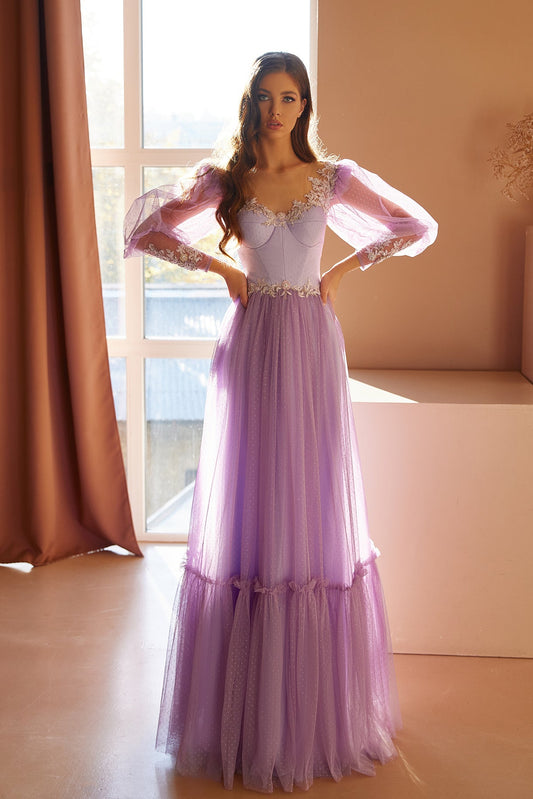 Bustier corset cottagecore dress