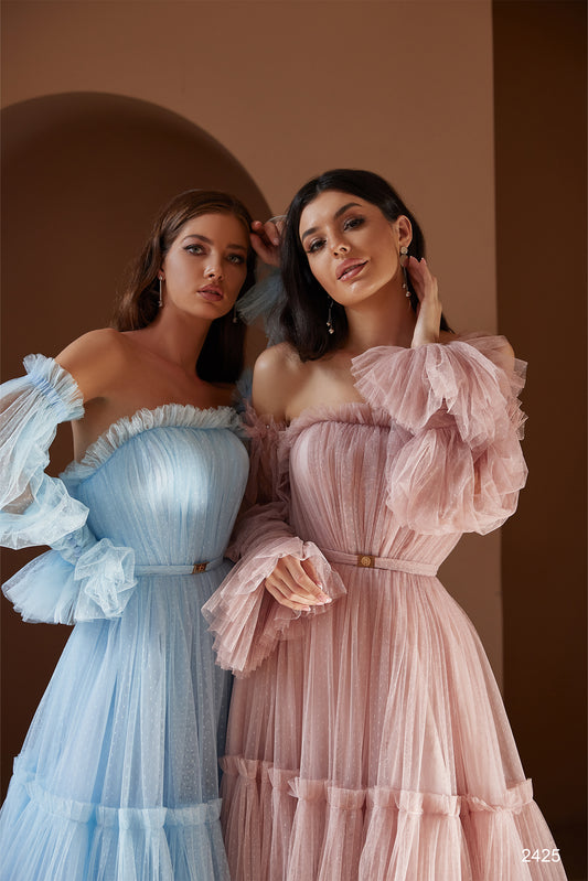 Off the shoulder cottagecore dress