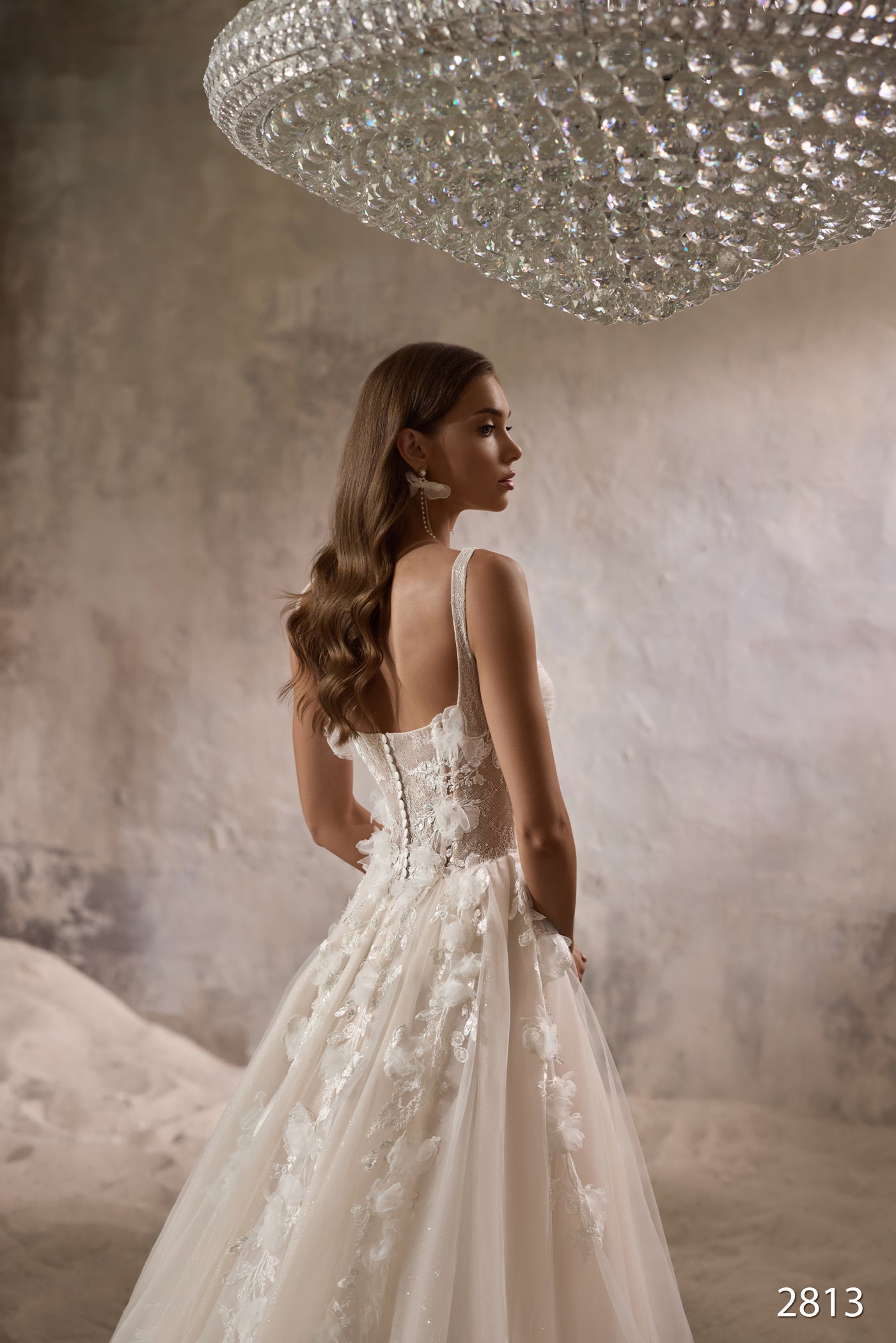 KatrinFAVORboutique-Viking wedding dress Yoke waistline bridal gown