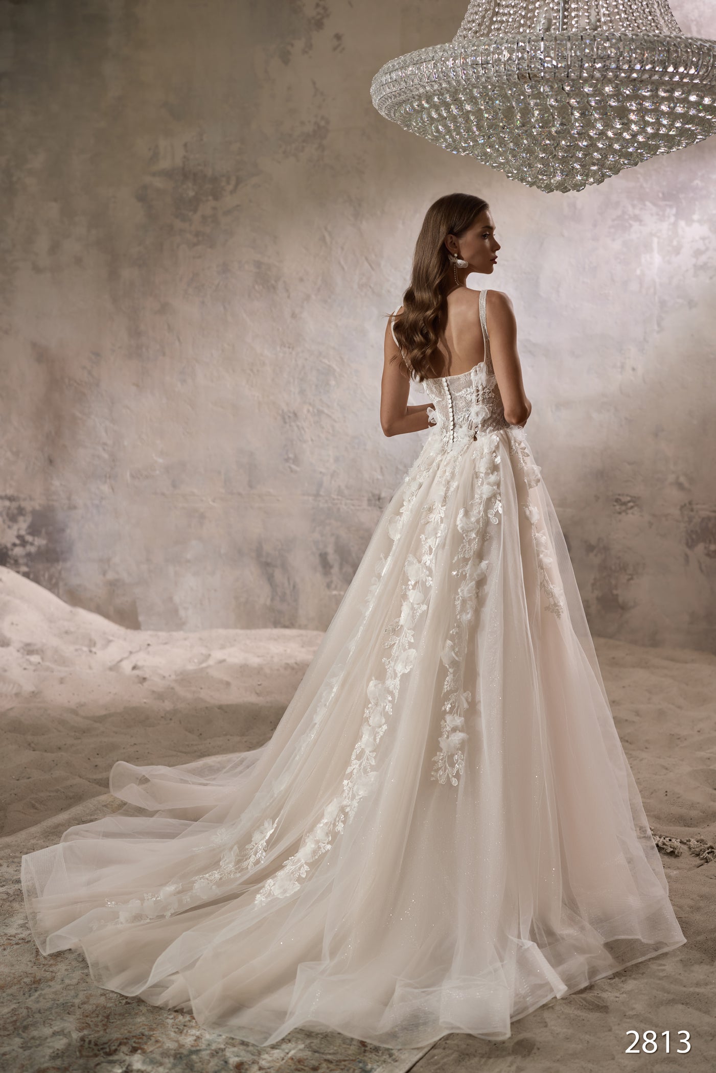 KatrinFAVORboutique-Viking wedding dress Yoke waistline bridal gown