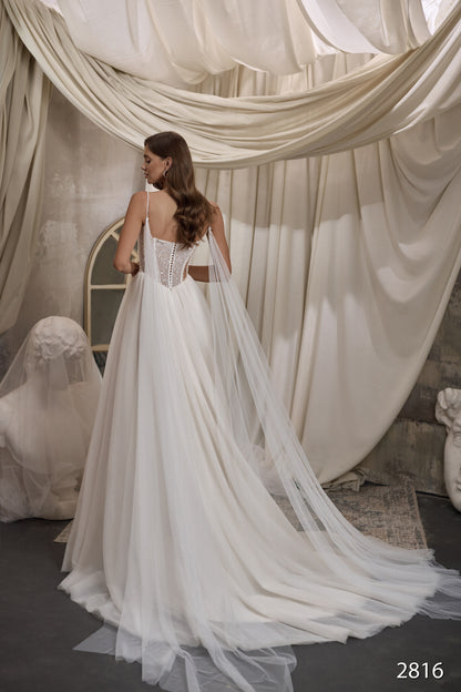 KatrinFAVORboutique-Floral lace wedding dress Fairytale wedding dresses 