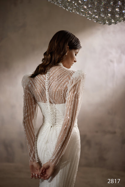 KatrinFAVORboutique-Floral lace wedding dress Fairytale wedding dresses 