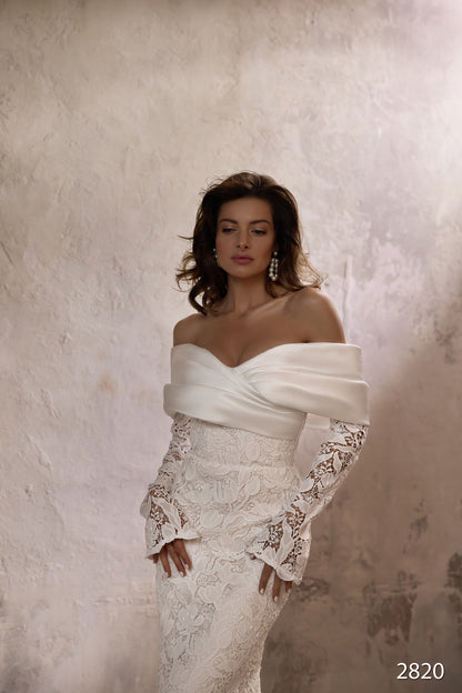 KatrinFAVORboutique-Off shoulder wedding dress sleeves Glam wedding dress