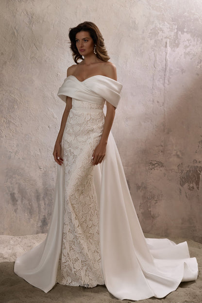 KatrinFAVORboutique-Off shoulder wedding dress sleeves Glam wedding dress