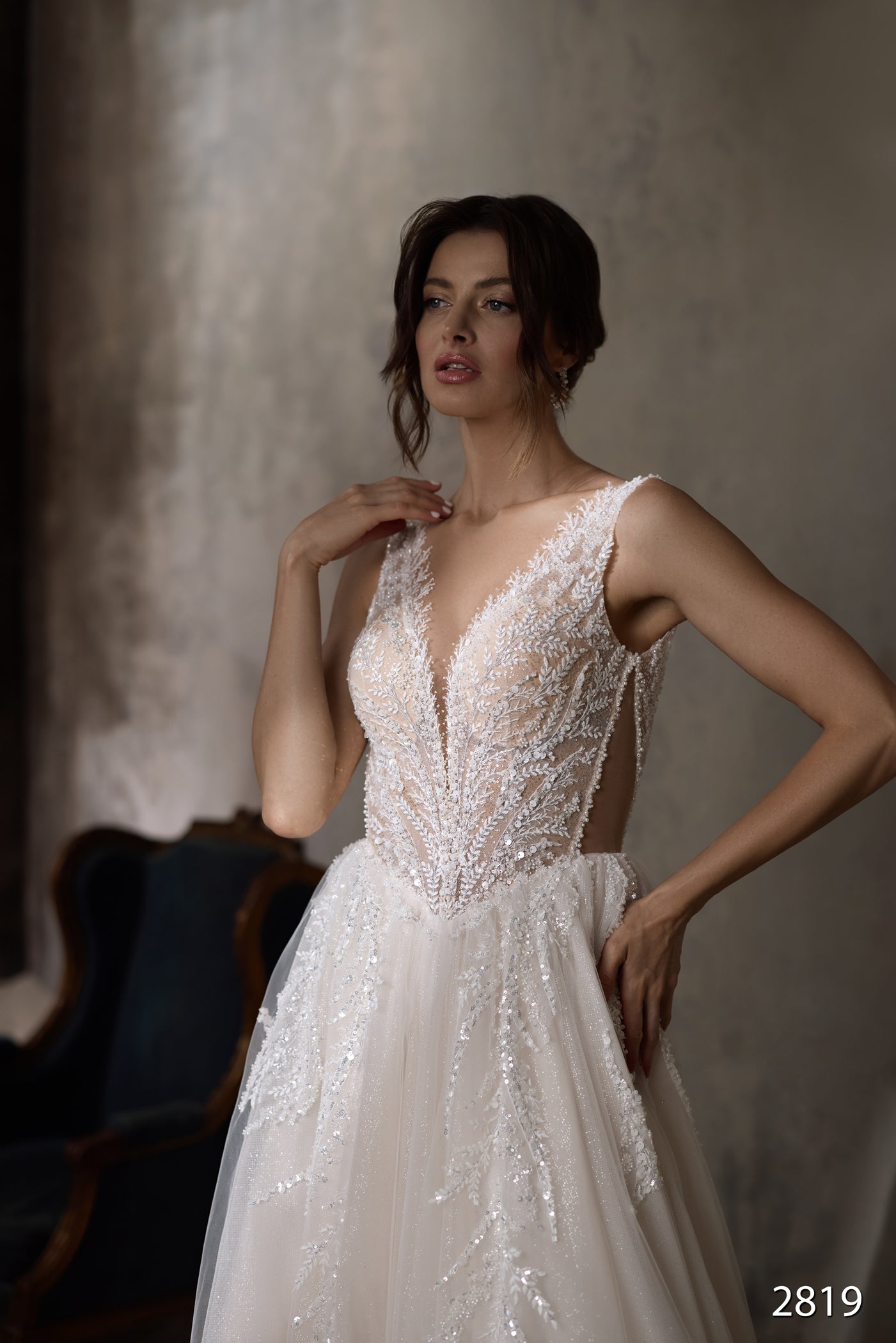 Bridal dress low back | Cream wedding dresses | KatrinFAVOR Other color / 12 Bridal dress low back | Cream wedding dresses | KatrinFAVOR Other color / 12