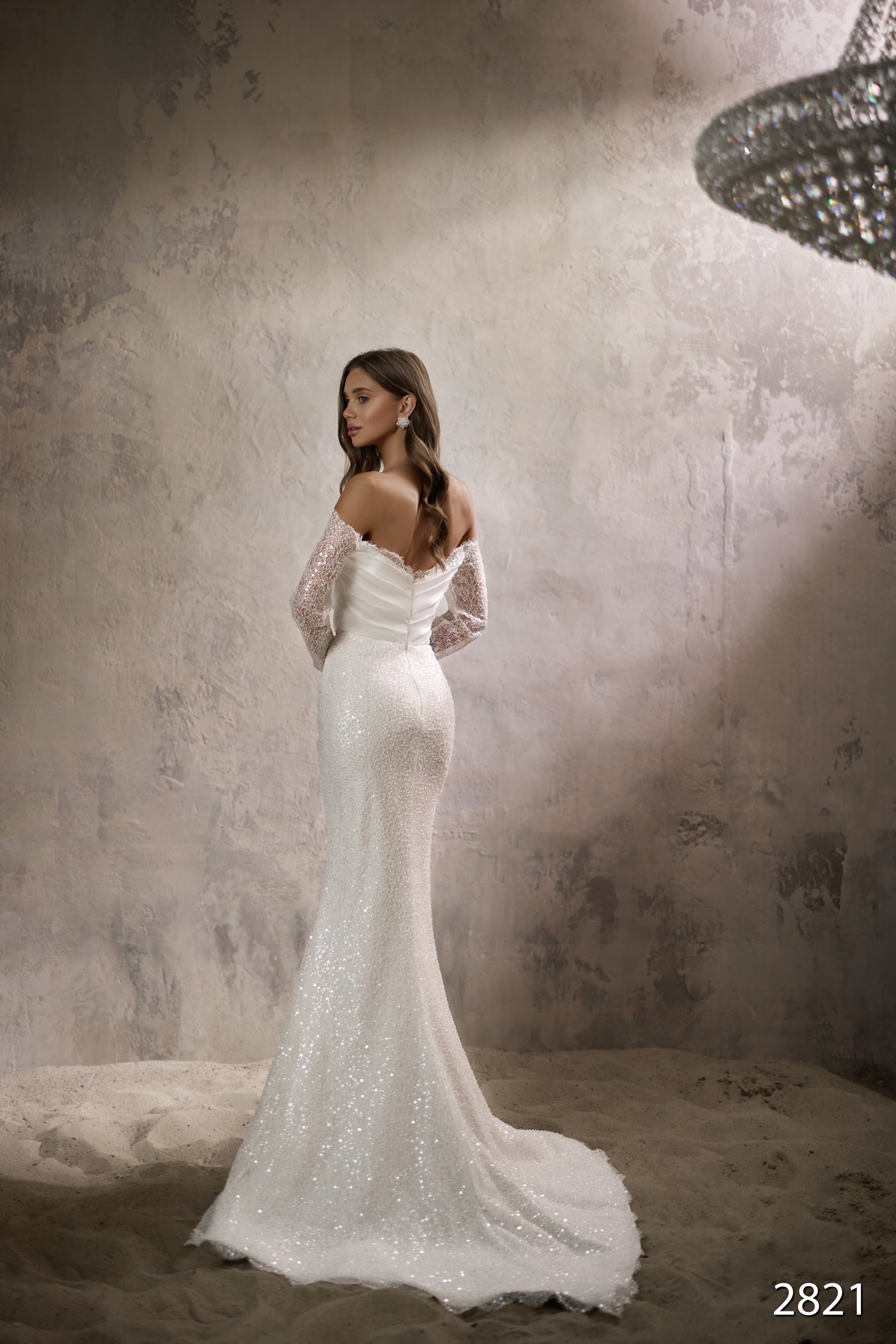 KatrinFAVORboutique-Off shoulder wedding dress sleeves Glam wedding dress