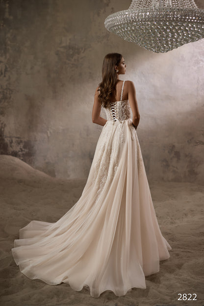 KatrinFAVORboutiue-Flower wedding dress Most romantic wedding dress