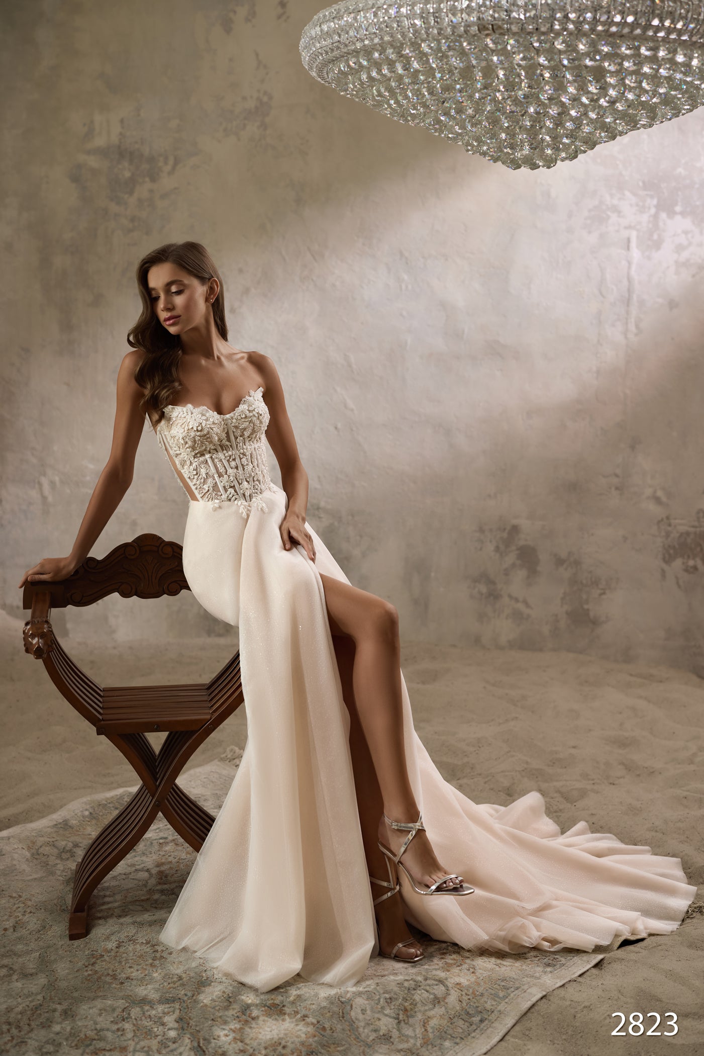 KatrinFAVORboutiue-Flower wedding dress Most romantic wedding dress