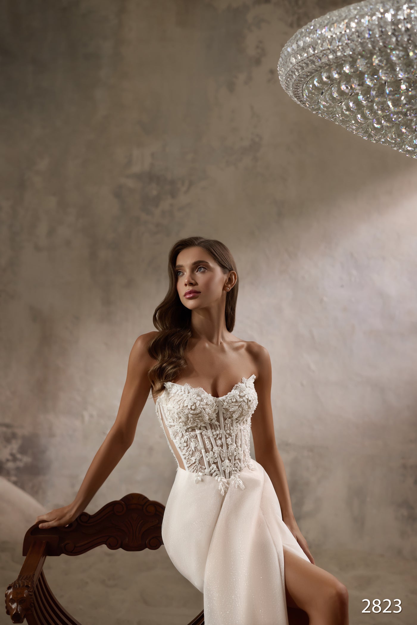 KatrinFAVORboutiue-Flower wedding dress Most romantic wedding dress