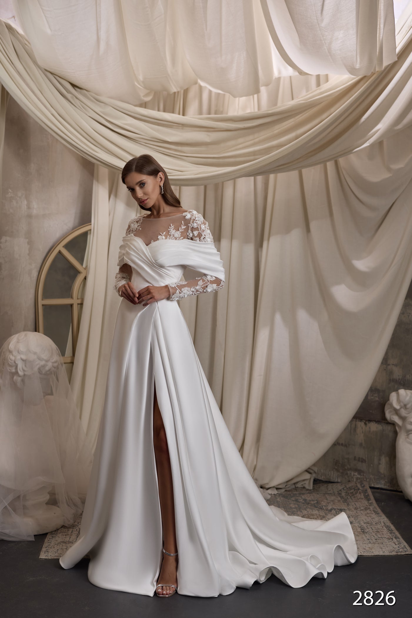 Simple satin wedding dress | Tailored wedding gowns | KatrinFAVOR Katrin FAVOR boutique Simple satin wedding dress | Tailored wedding gowns | KatrinFAVOR Katrin FAVOR boutique