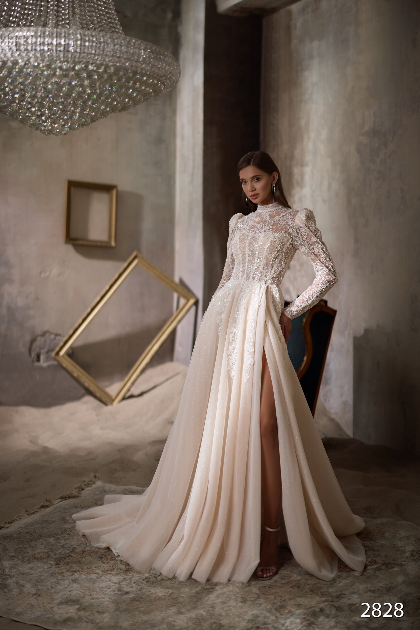 KatrinFAVORboutique-Sequin bridal dress Best dresses for outdoor wedding