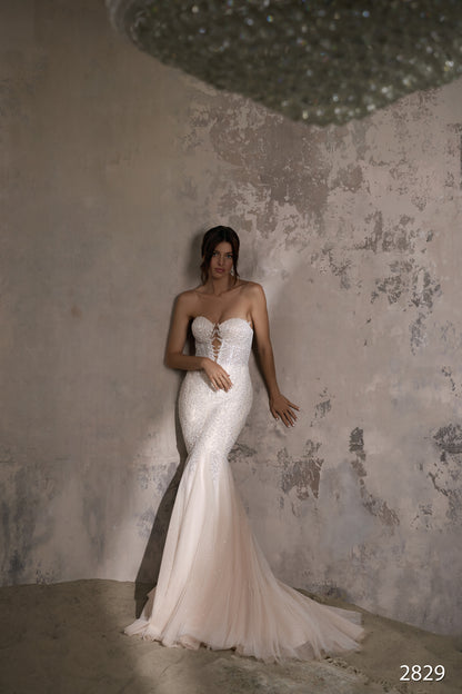 KatrinFAVORboutique-Sequin bridal dress Best dresses for outdoor wedding
