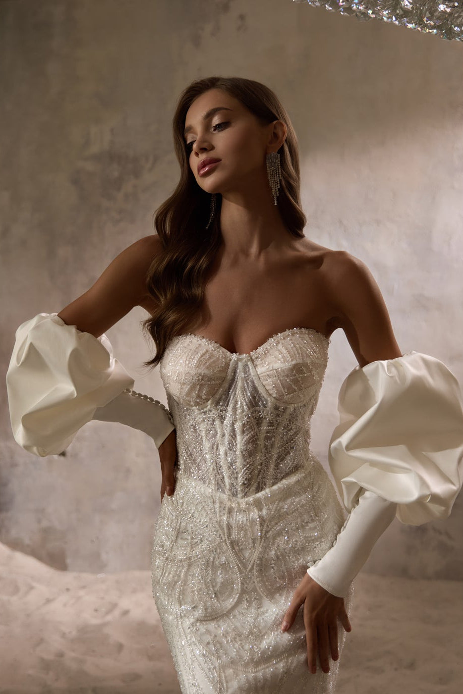 KatrinFAVORboutique-Cape wedding dress Bohemian style wedding dresses