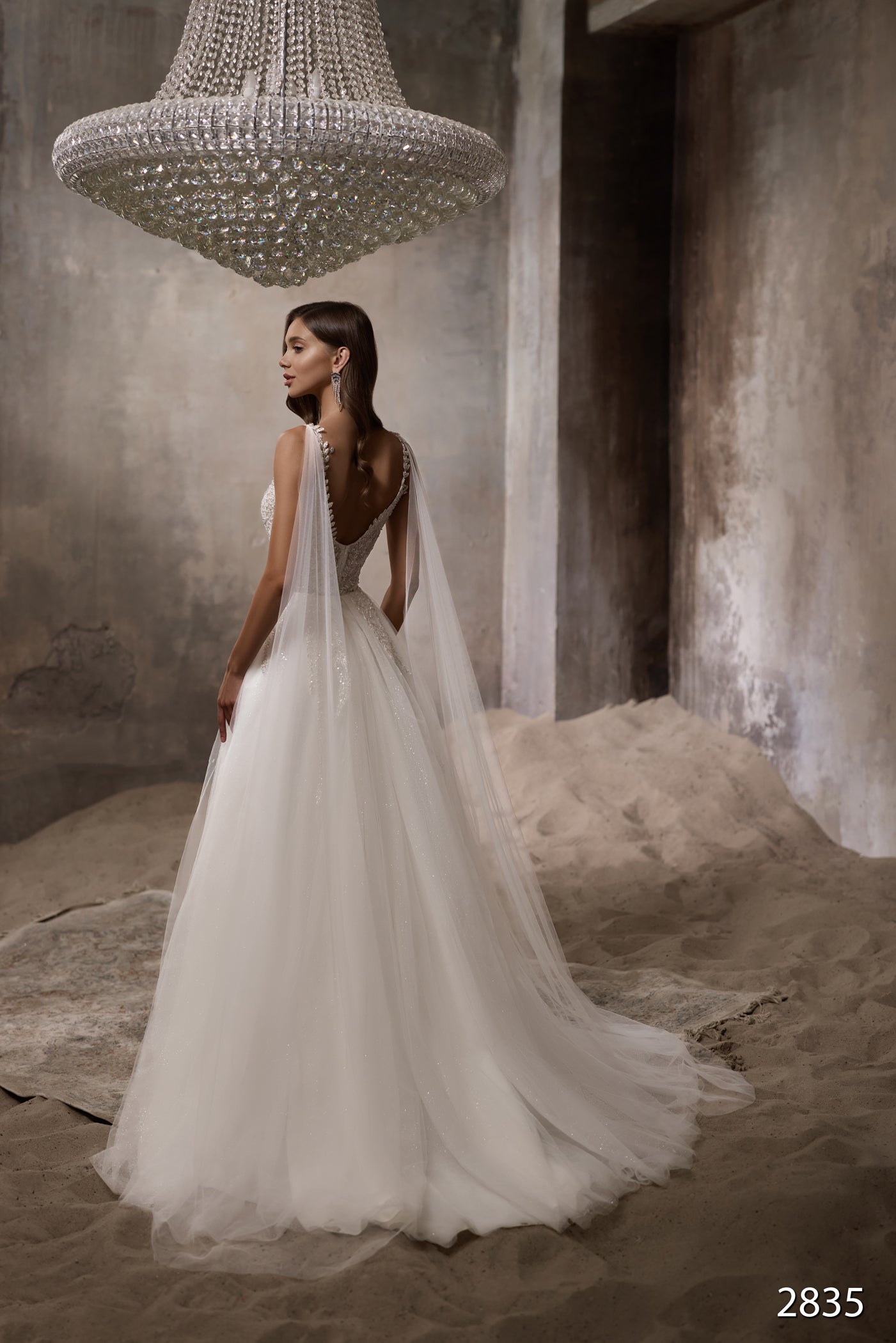 KatrinFAVORboutique-Cape wedding dress Bohemian style wedding dresses