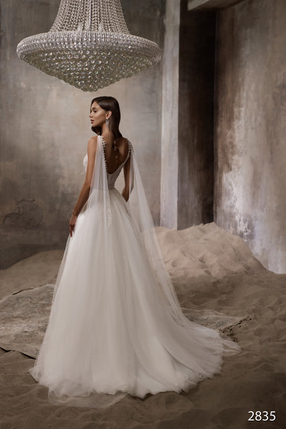 KatrinFAVORboutique-Cape wedding dress Bohemian style wedding dresses