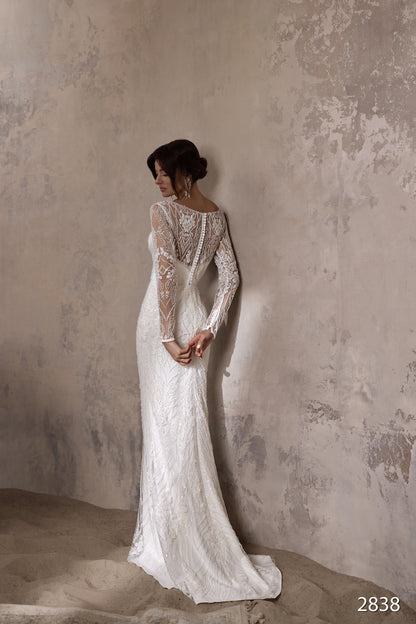 KatrinFAVORboutique-Lace wedding gown long sleeve Custom bridal apparel 