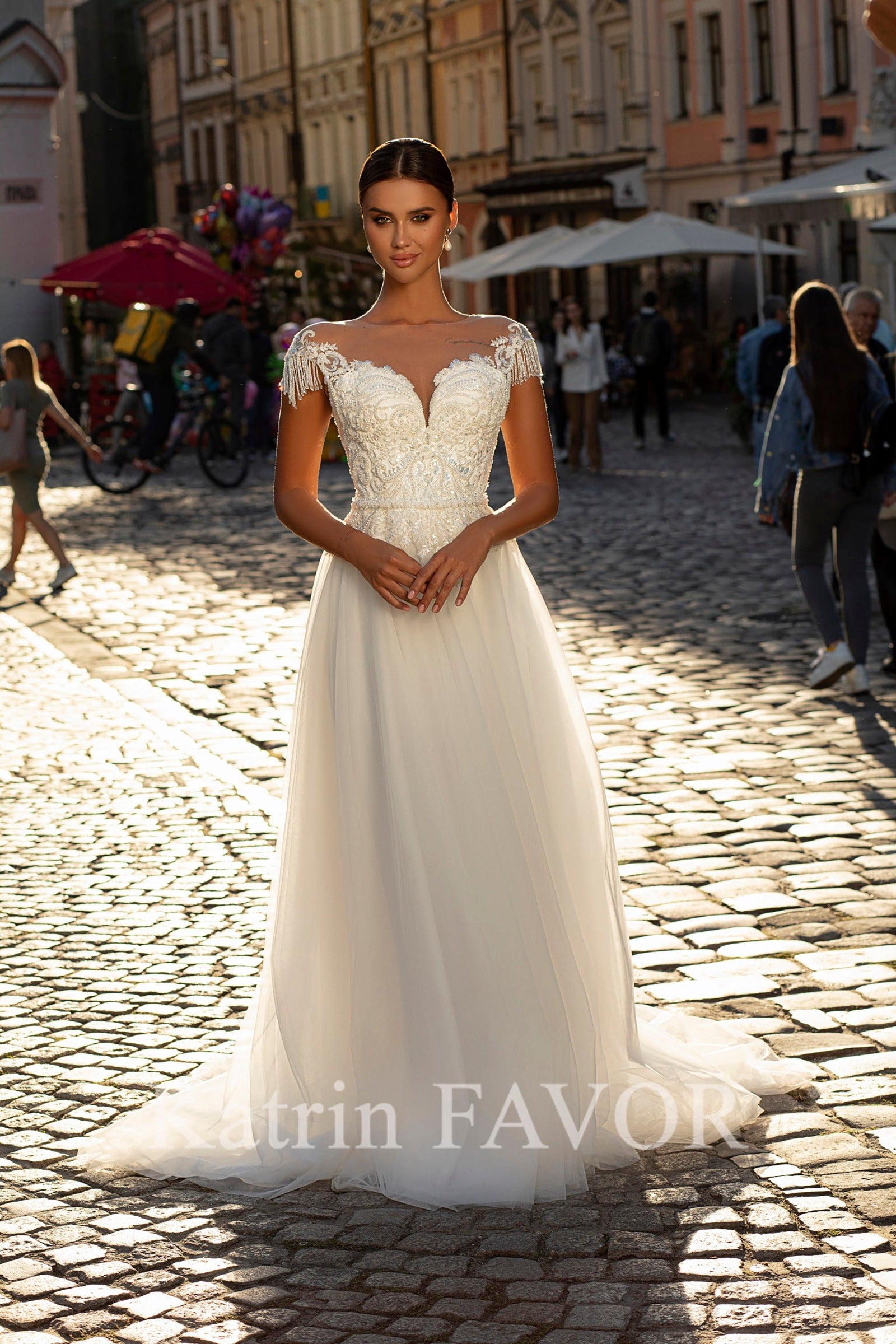 KatrinFAVORboutique-Beaded corset a-line wedding dress