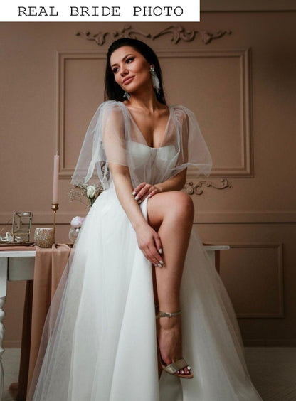 KatrinFAVORboutique-Romantic evening dress Women's a line formal dresses 