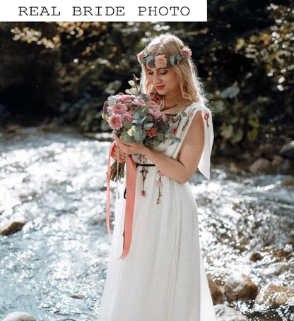 KatrinFAVORboutique-Mesh flower dress Alternative outfits for weddings