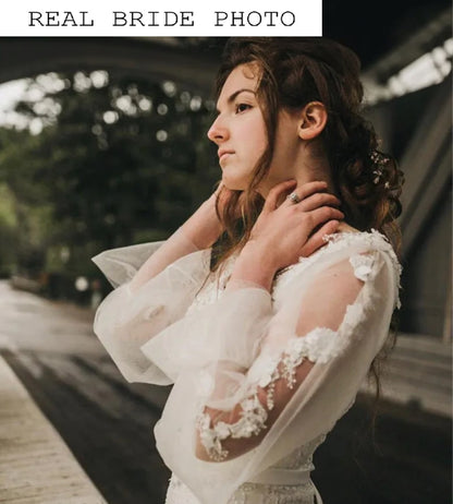 KatrinFAVORboutique-Mermaid style wedding dress lace Mature bride dresses