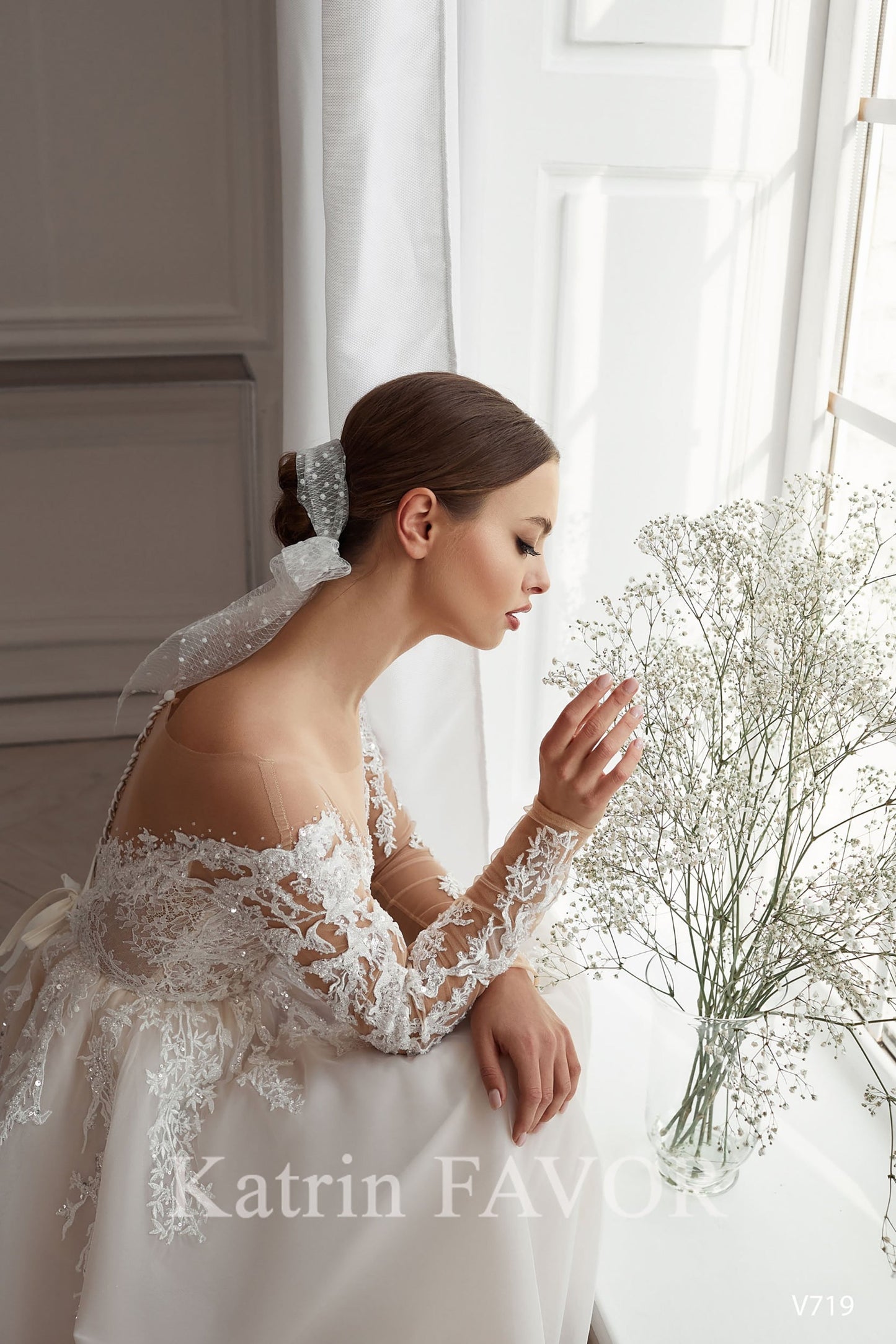 KatrinFAVORboutique-Off the shoulder rustic wedding dress