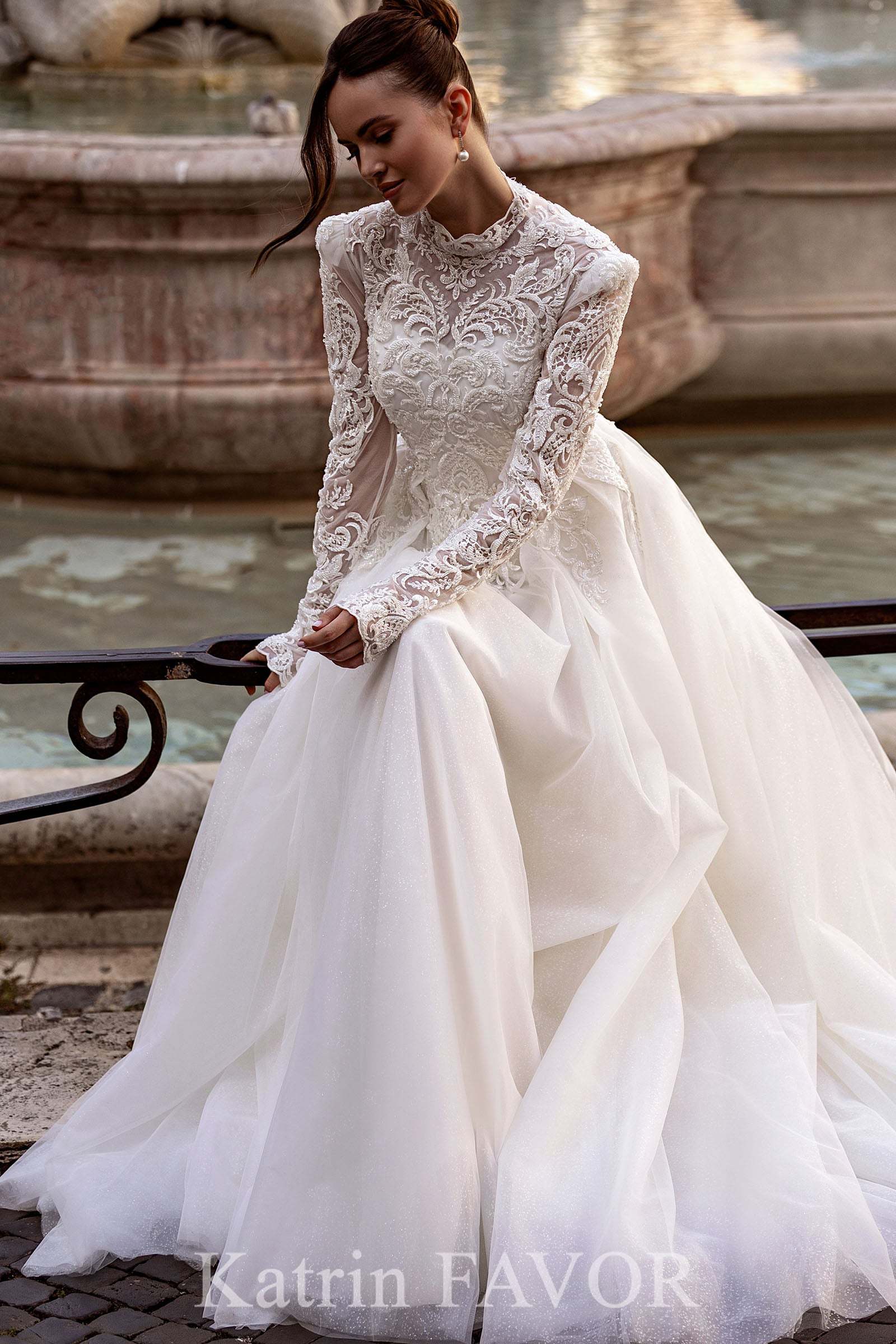 Conservative wedding gowns hotsell