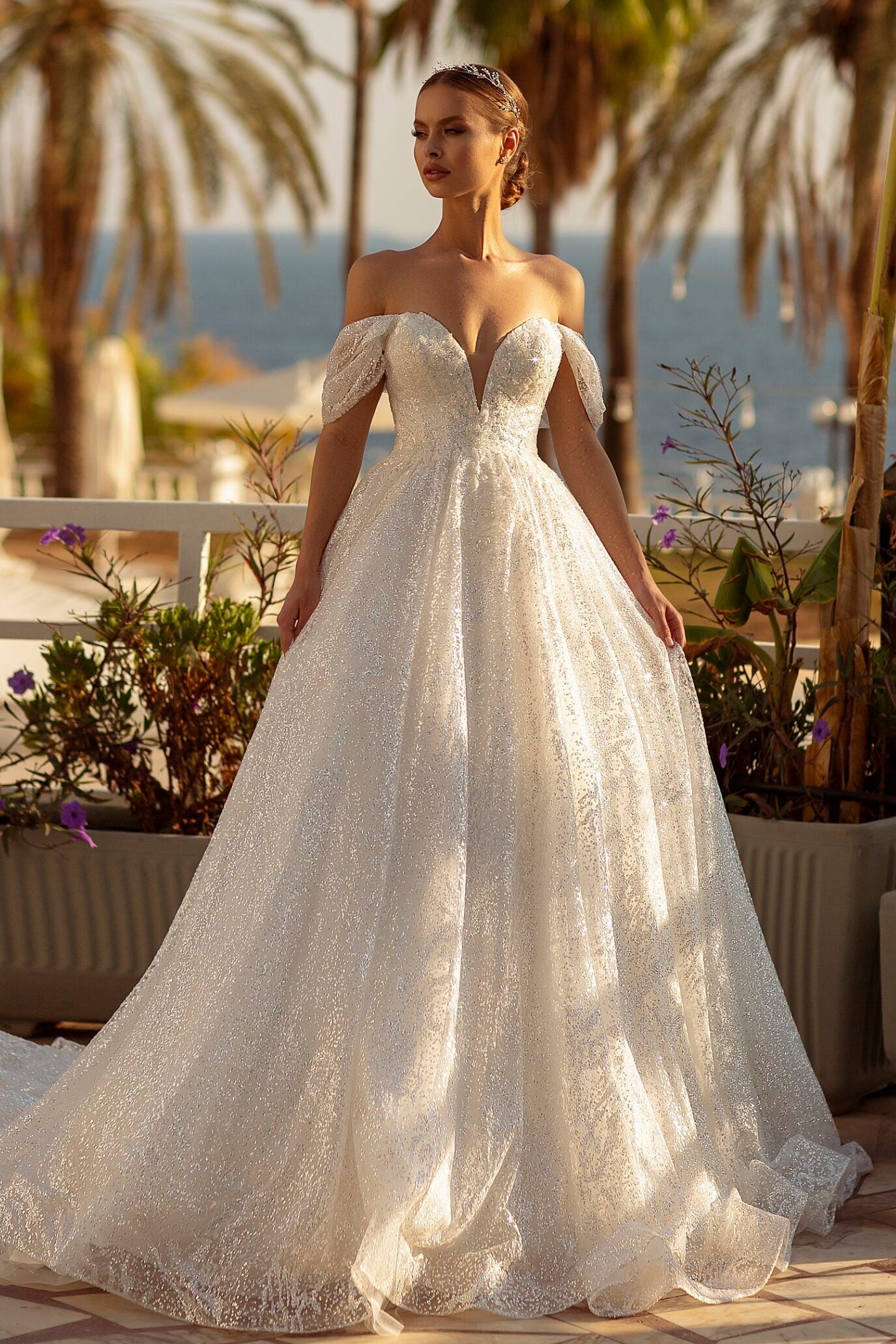 Princess wedding dress sparkly | Luxe wedding dresses