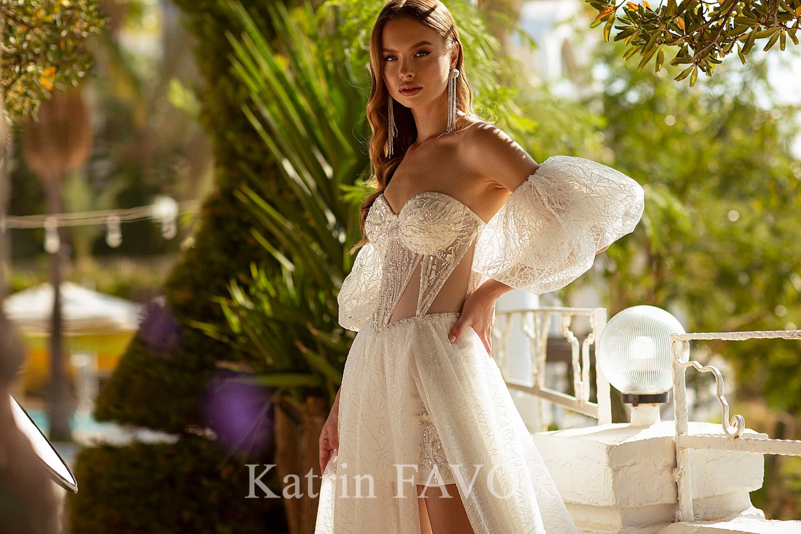 KatrinFAVORboutique-Unique fairy a-line wedding dress