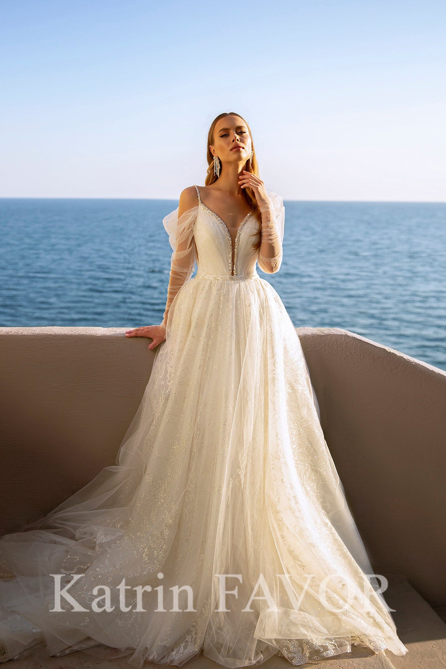 KatrinFAVORboutique-Sparkle a-line fairy wedding dress