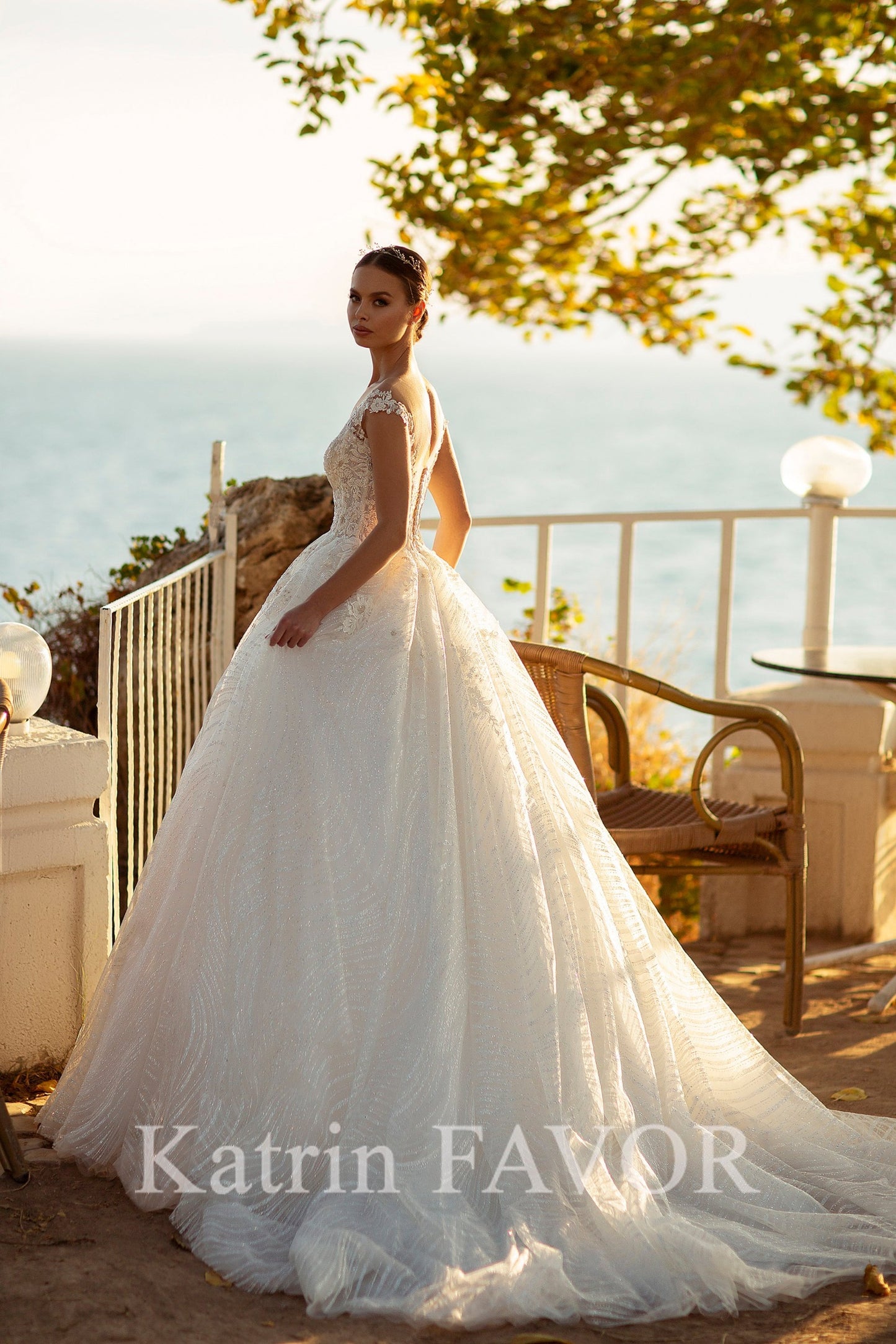 KatrinFAVORboutique-Embroidered ballgown sparkle wedding dress
