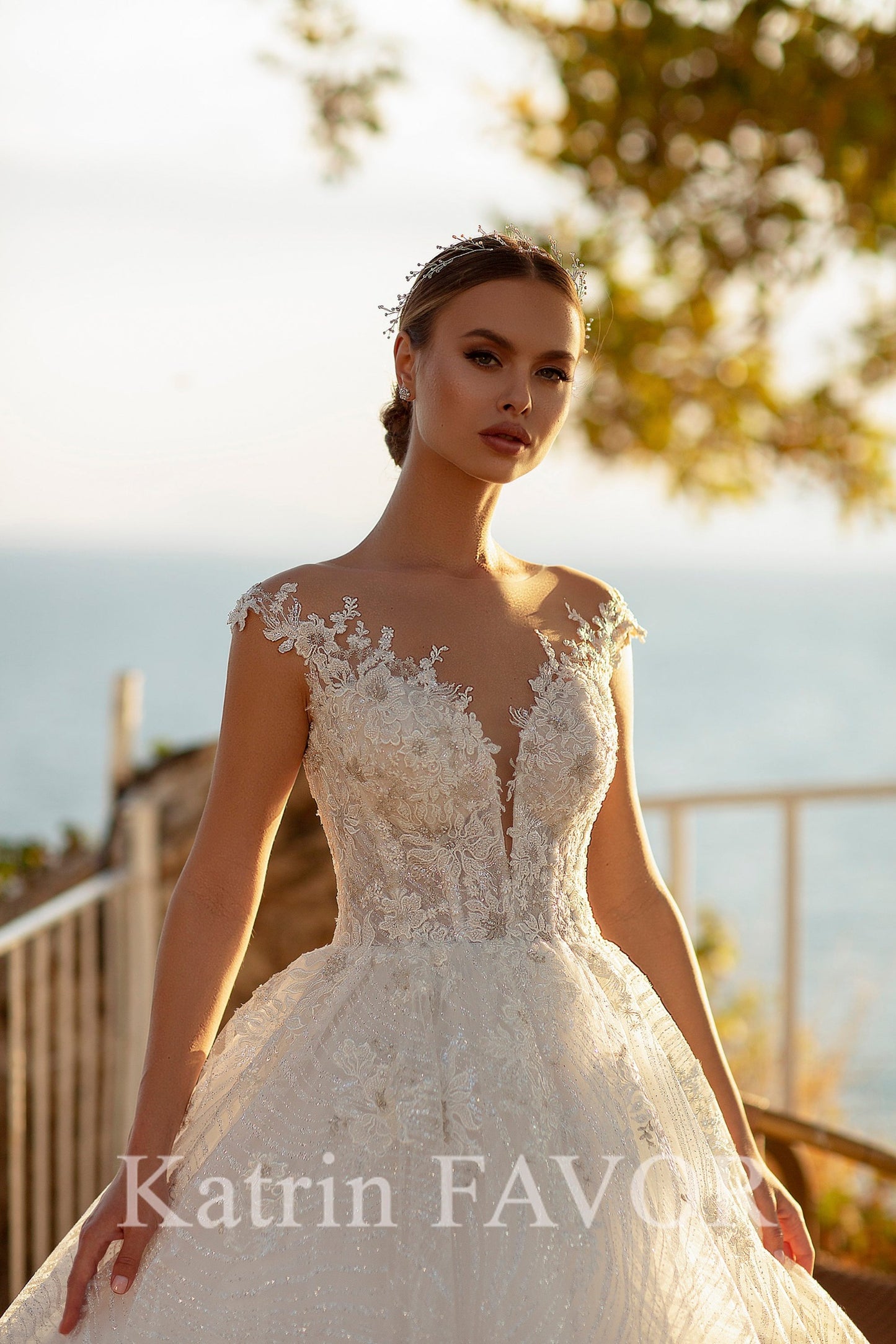KatrinFAVORboutique-Embroidered ballgown sparkle wedding dress