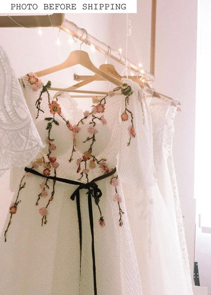 KatrinFAVORboutique-Mesh flower dress Alternative outfits for weddings