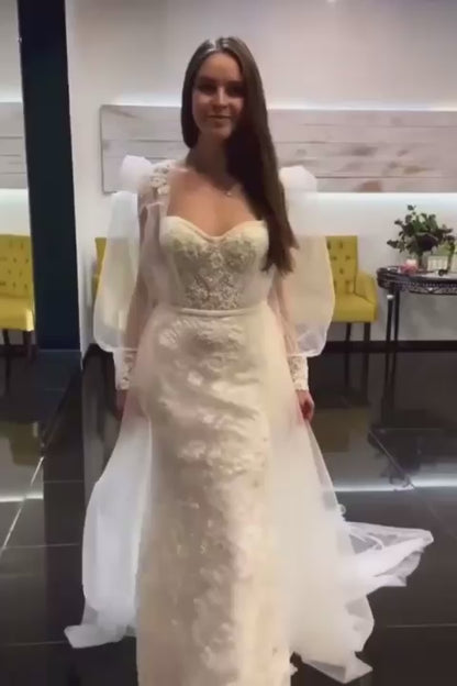 KatrinFAVORboutique-Two piece fairy wedding dress