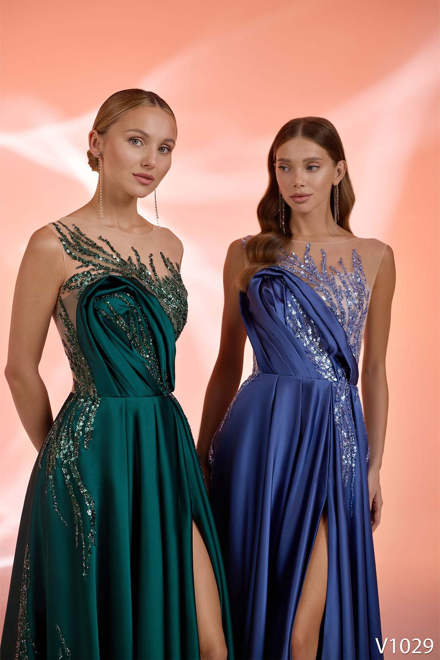 KatrinFAVORboutique-Satin prom dress Formal gowns for black tie events