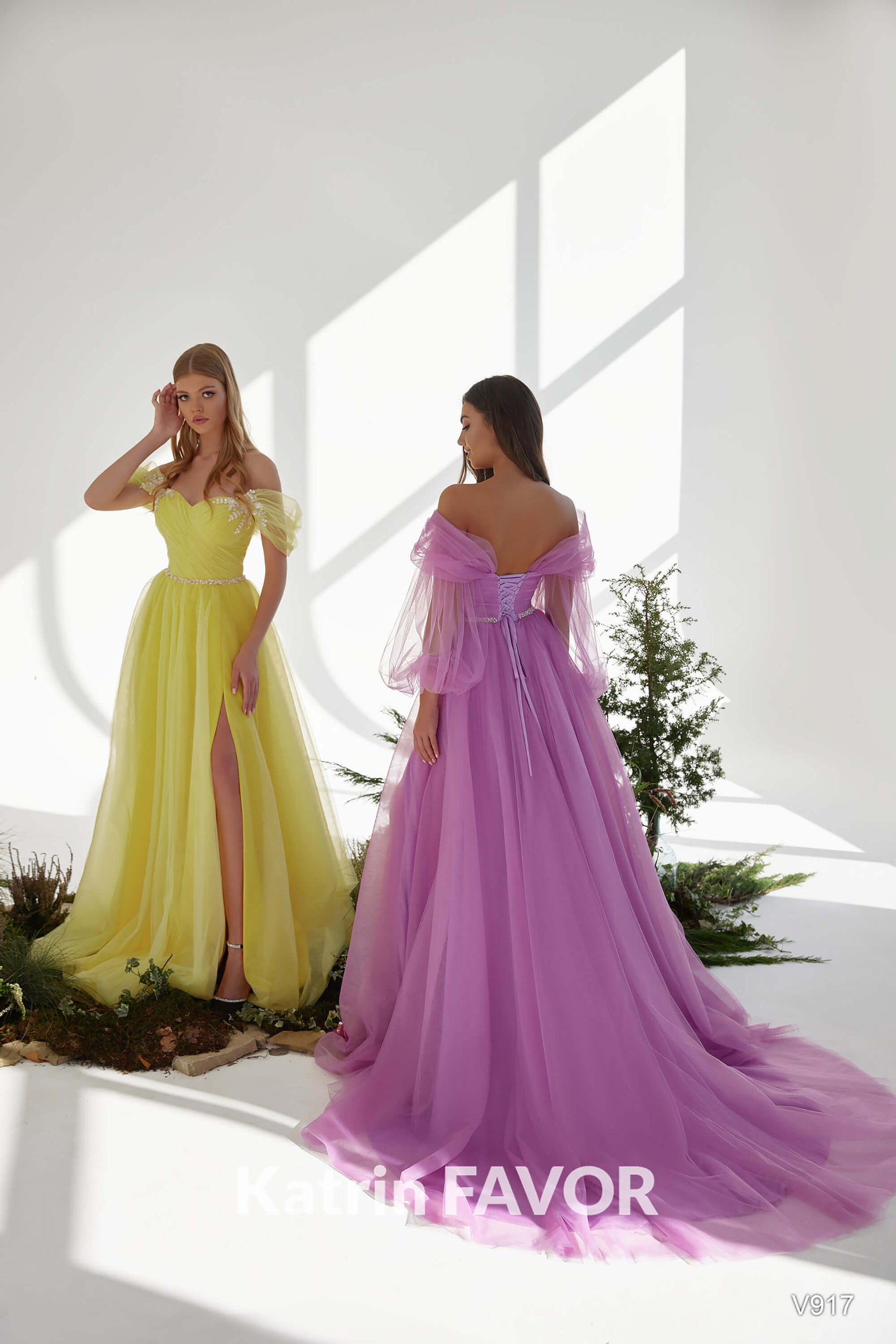 Fairytale tulle prom dress long