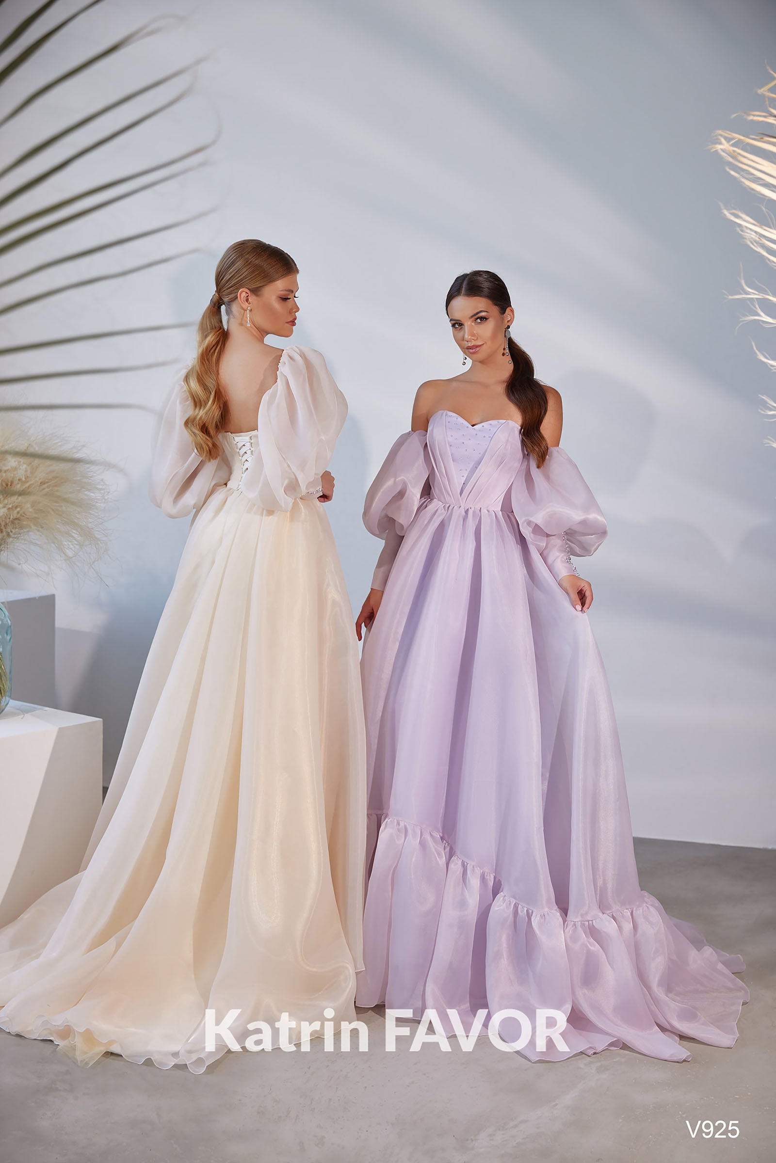 Katrin Favor - Colorful princess A-line wedding dress